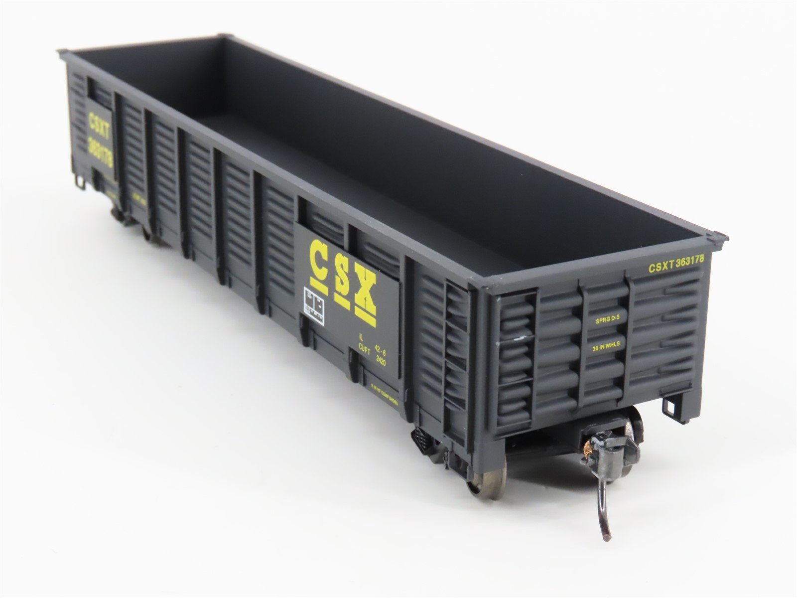 HO Scale ExactRail Express EX-1207-2 CSXT CSX Gunderson Gondola #363178