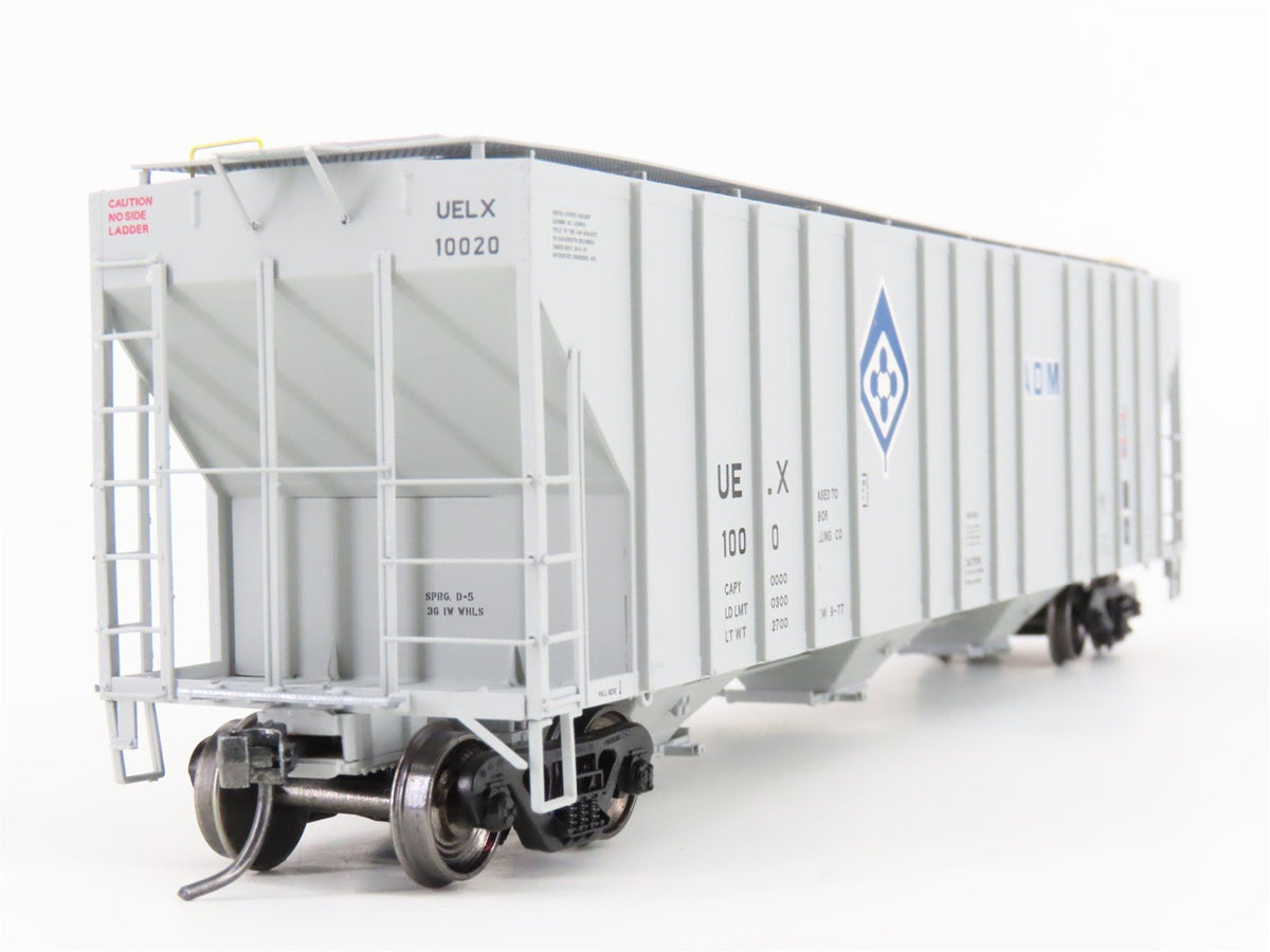 HO Scale ExactRail Evolution EE-1719-5 UELX ADM Milling Co. 3-Bay Hopper #10020