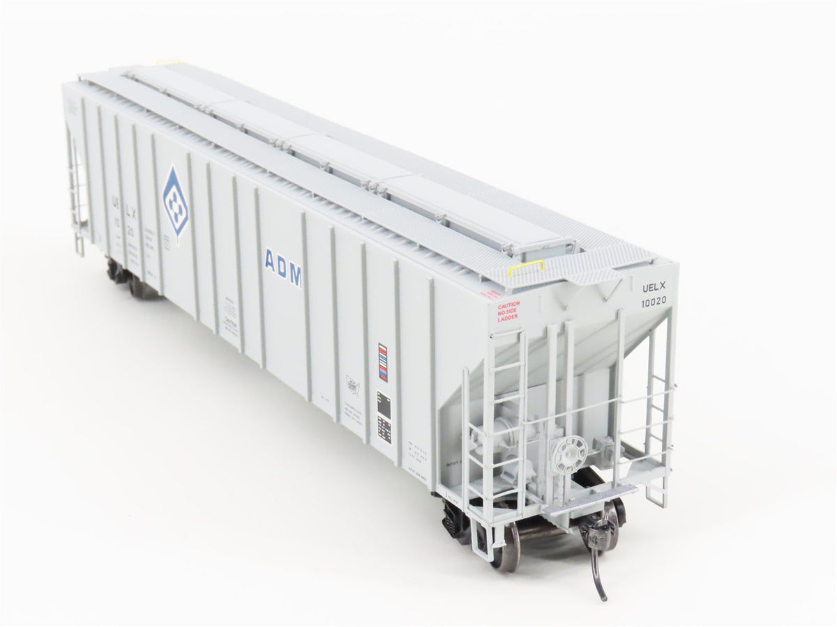 HO Scale ExactRail Evolution EE-1719-5 UELX ADM Milling Co. 3-Bay Hopper #10020
