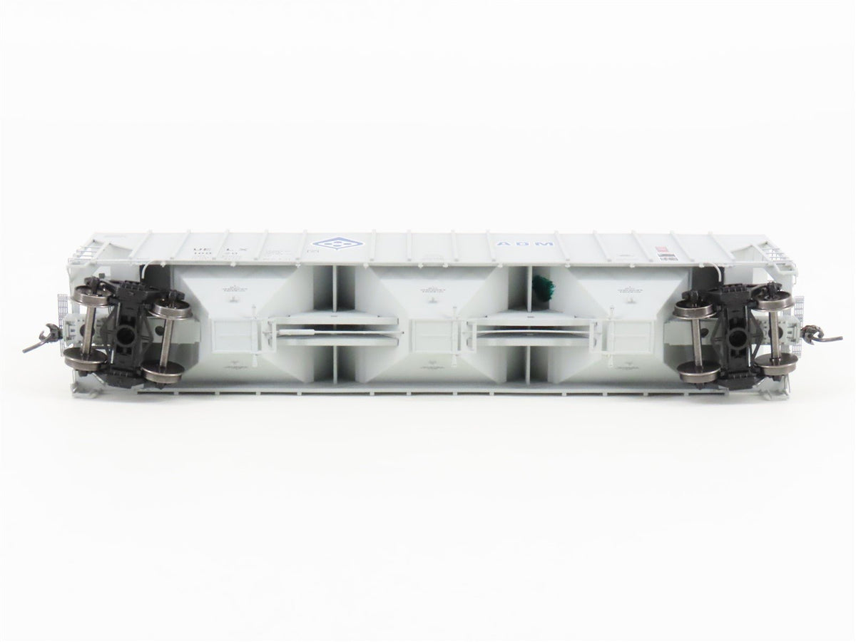 HO Scale ExactRail Evolution EE-1719-5 UELX ADM Milling Co. 3-Bay Hopper #10020