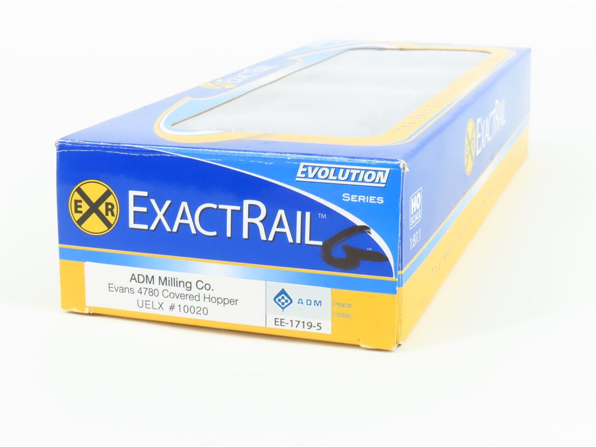 HO Scale ExactRail Evolution EE-1719-5 UELX ADM Milling Co. 3-Bay Hopper #10020