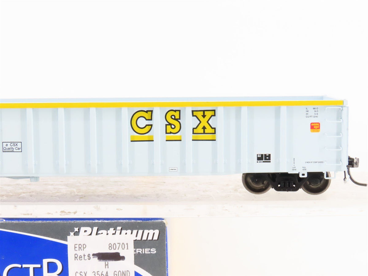 HO Scale ExactRail Platinum EP-80701-6 CSXT CSX Thrall Gondola #491025