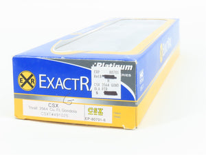 HO Scale ExactRail Platinum EP-80701-6 CSXT CSX Thrall Gondola #491025