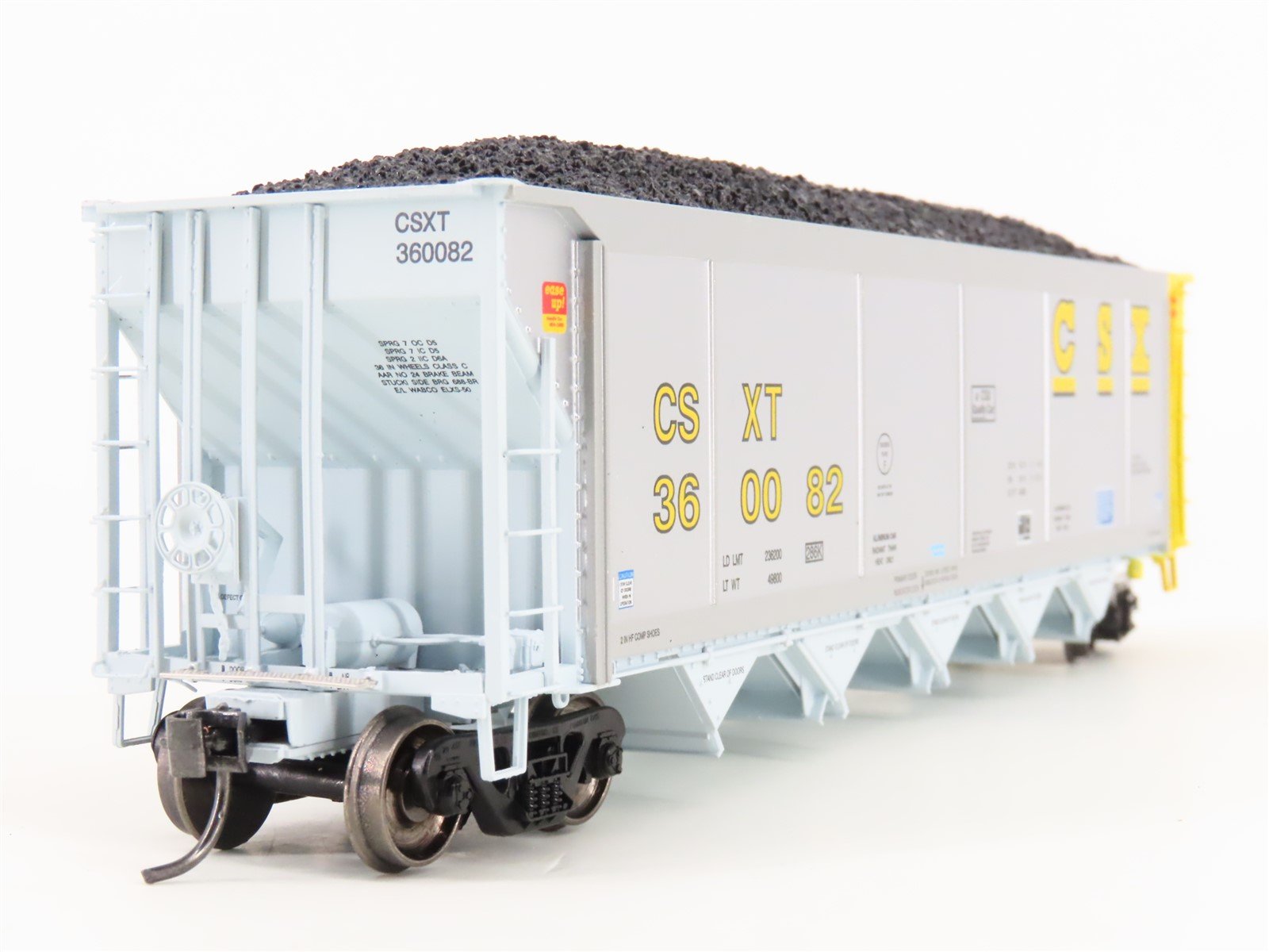 HO Scale ExactRail Evolution EE-1303-34 CSXT CSX 5-Bay Hopper #360082 w/ Load