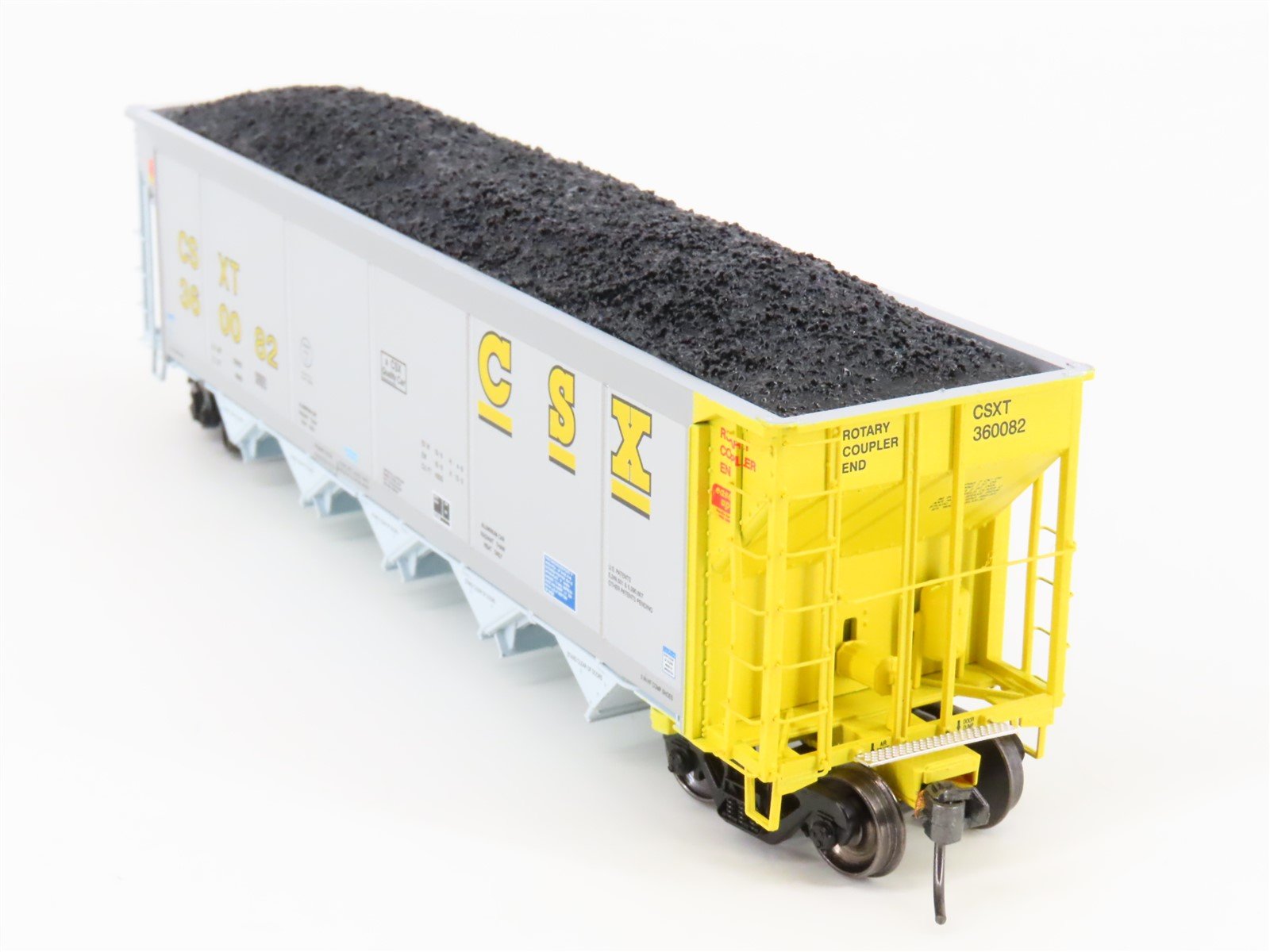 HO Scale ExactRail Evolution EE-1303-34 CSXT CSX 5-Bay Hopper #360082 w/ Load