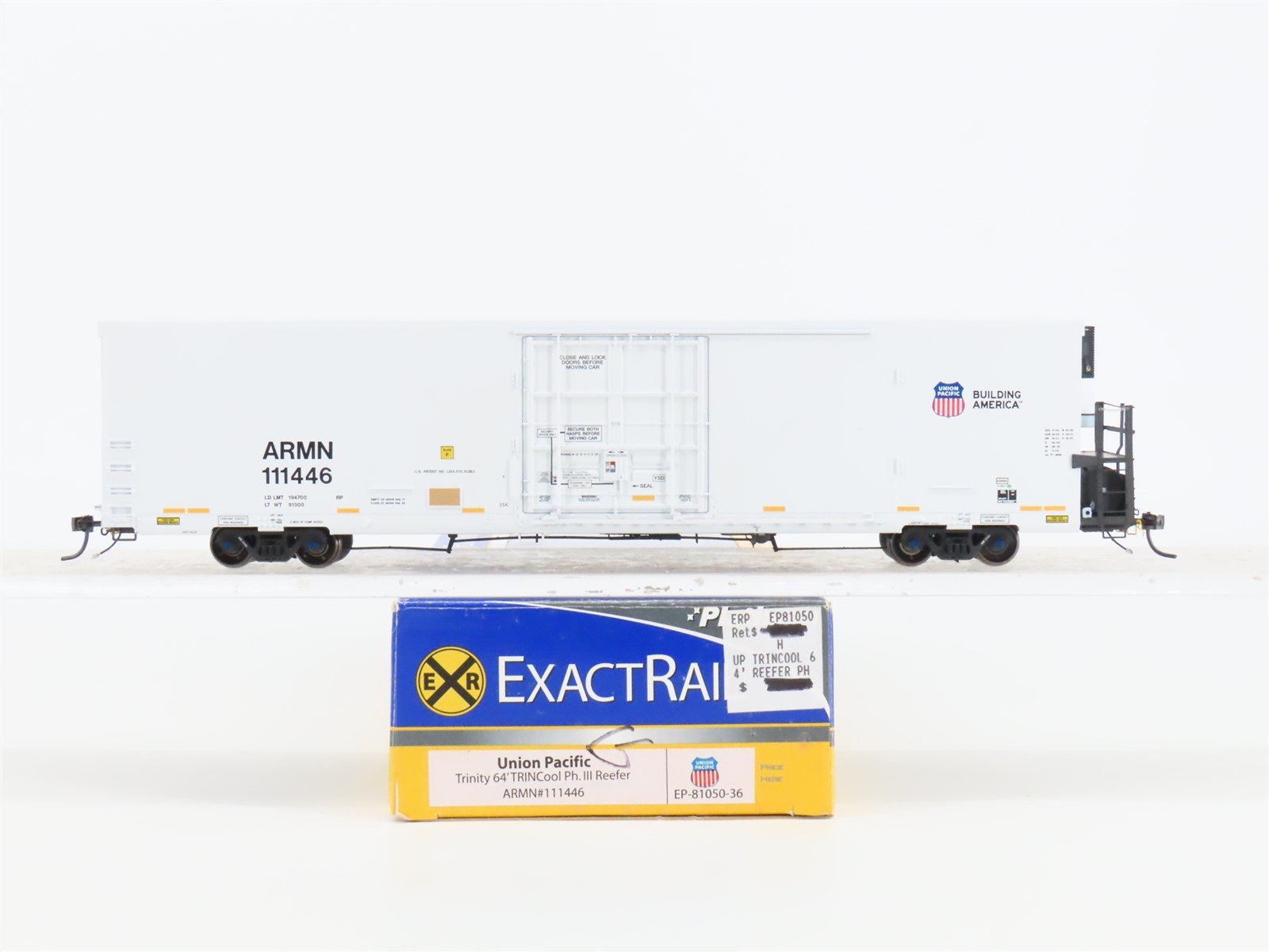HO ExactRail Platinum EP-81050-36 UP ARMN Trinity 64' TRINCool Ph. III Reefer