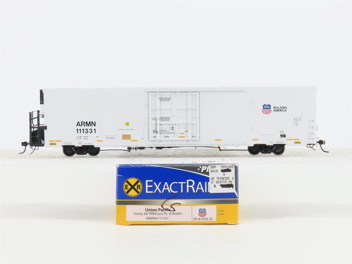 HO ExactRail Platinum EP-81050-33 UP ARMN Trinity 64&#39; TRINCool Ph. III Reefer