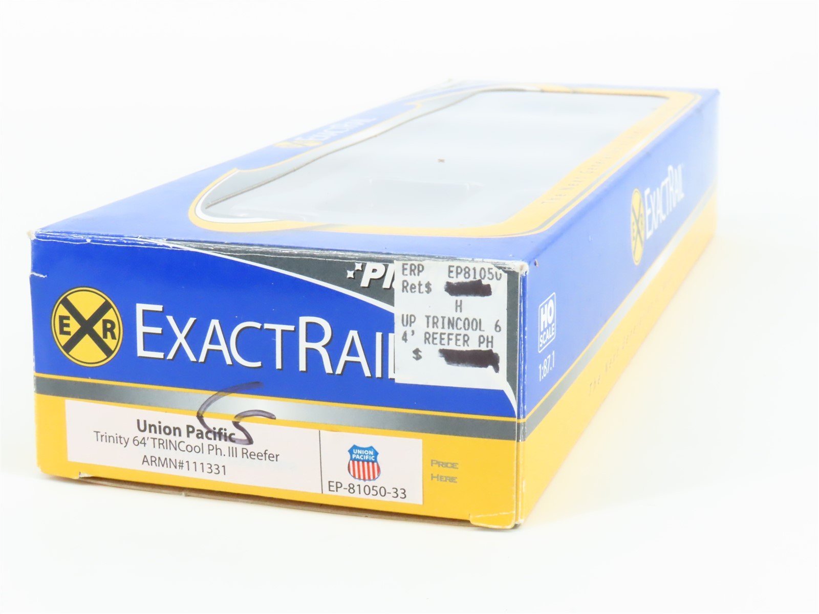 HO ExactRail Platinum EP-81050-33 UP ARMN Trinity 64' TRINCool Ph. III Reefer