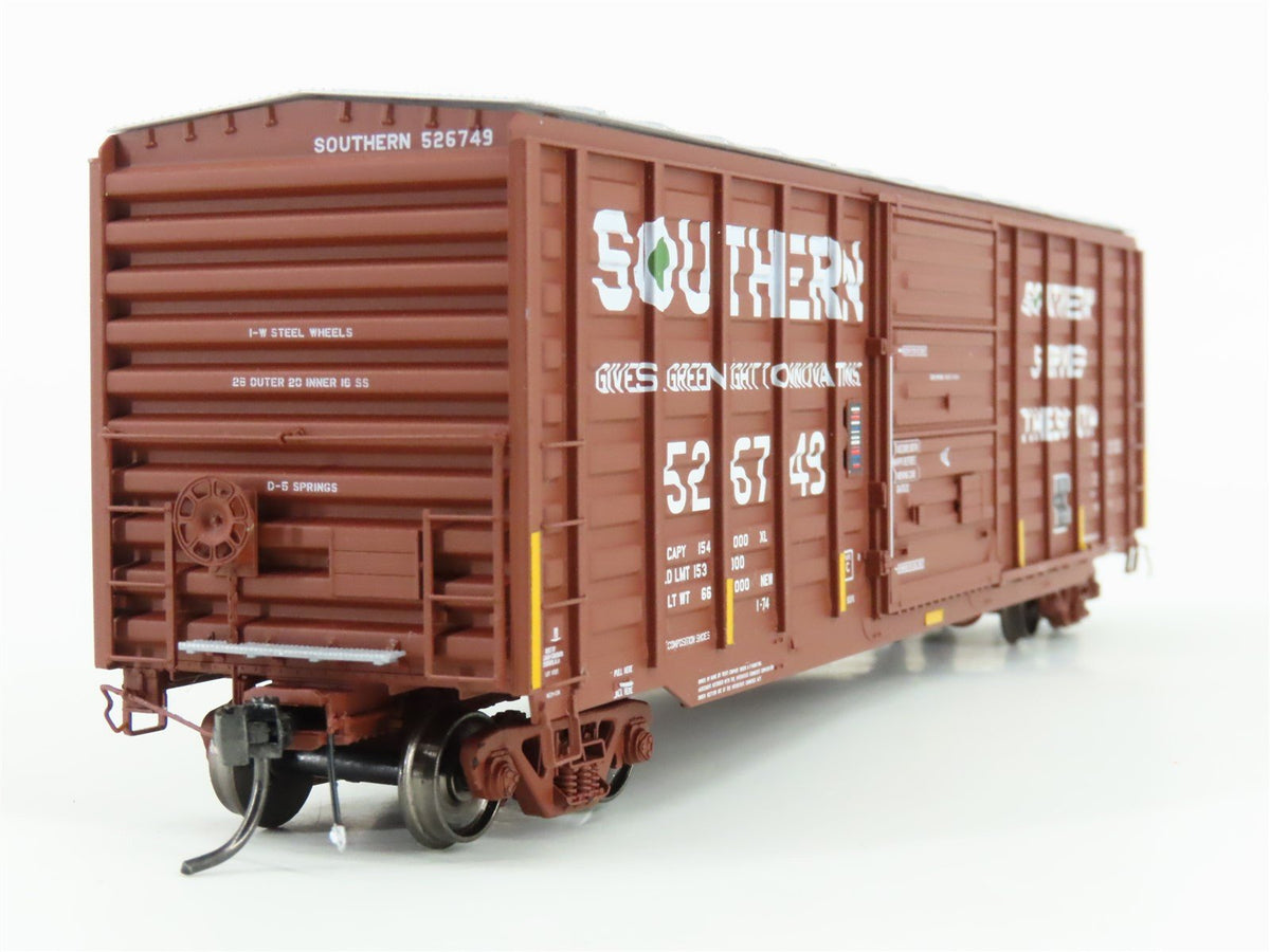 HO Scale ExactRail Signature EPS-90301-12 Southern &quot;Green Light&quot; Box Car #526749