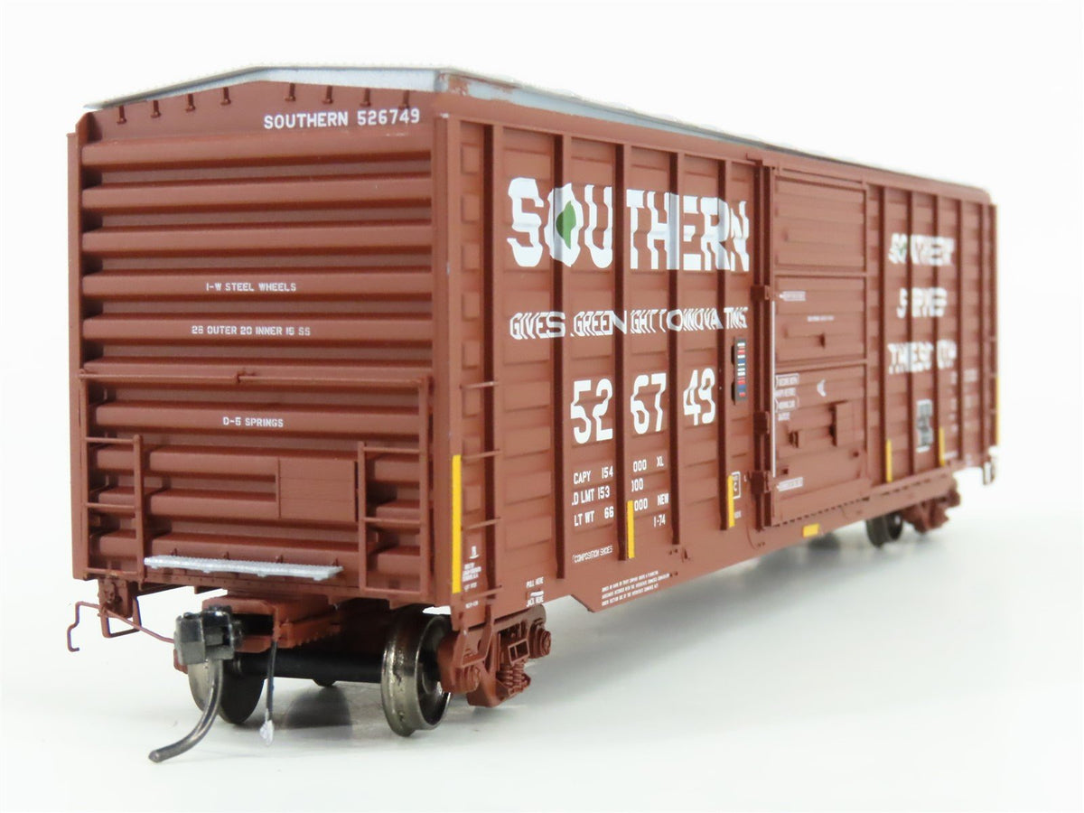 HO Scale ExactRail Signature EPS-90301-12 Southern &quot;Green Light&quot; Box Car #526749