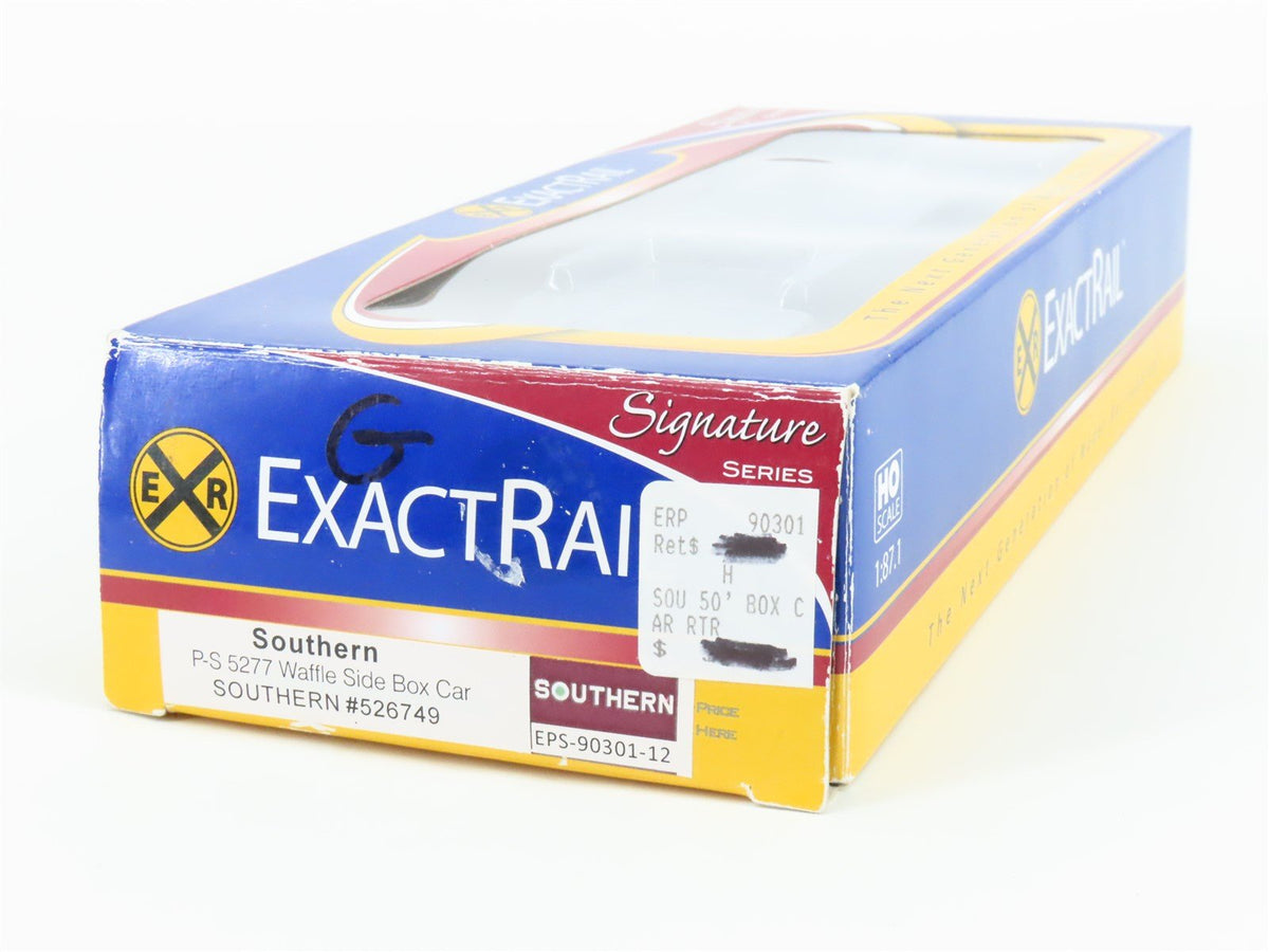 HO Scale ExactRail Signature EPS-90301-12 Southern &quot;Green Light&quot; Box Car #526749