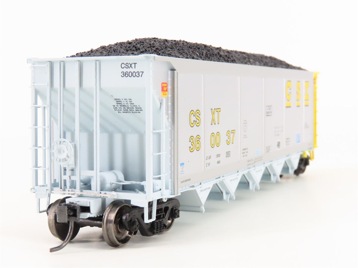 HO Scale ExactRail Evolution EE-1303-14 CSXT CSX 5-Bay Hopper #360037 w/ Load