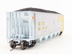 HO Scale ExactRail Evolution EE-1303-14 CSXT CSX 5-Bay Hopper #360037 w/ Load
