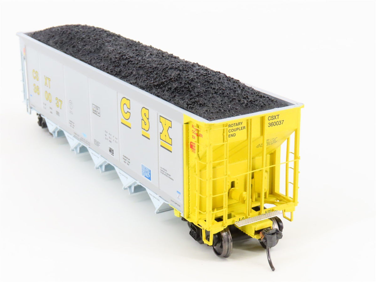 HO Scale ExactRail Evolution EE-1303-14 CSXT CSX 5-Bay Hopper #360037 w/ Load