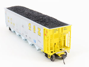 HO Scale ExactRail Evolution EE-1303-14 CSXT CSX 5-Bay Hopper #360037 w/ Load