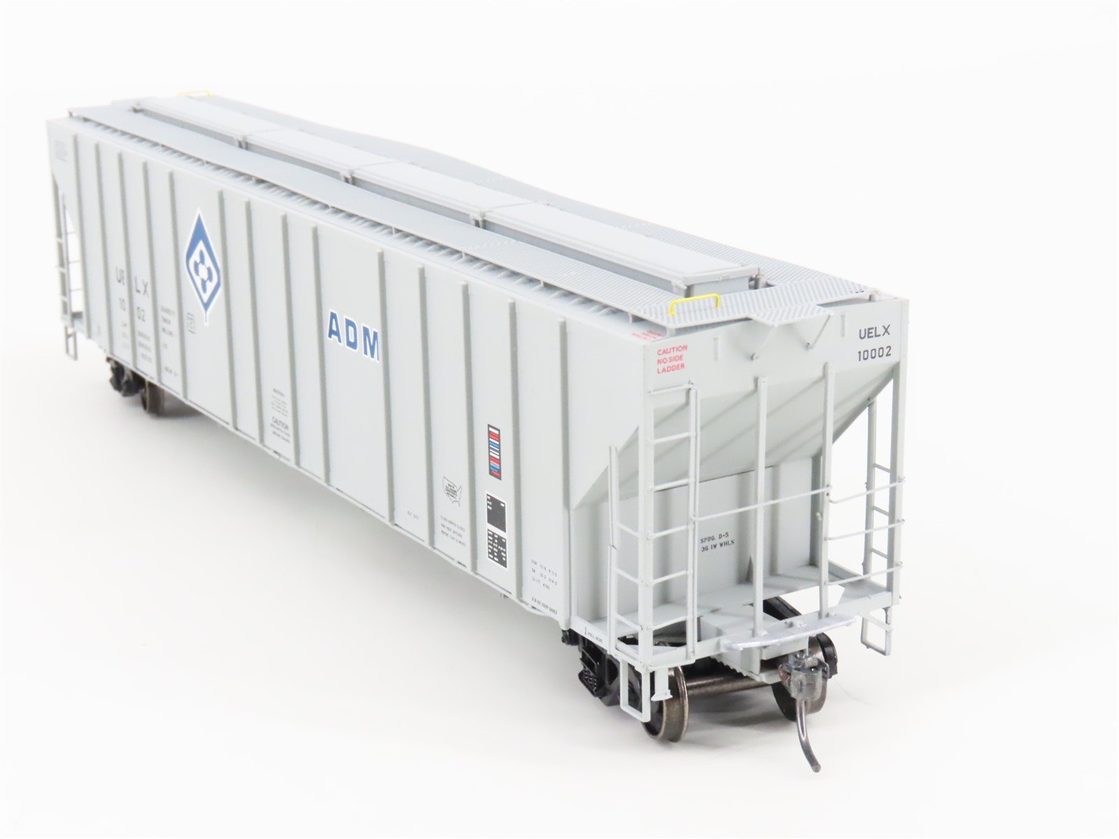 HO Scale ExactRail Evolution EE-1719-1 UELX ADM Milling Co 3-Bay Hopper #10002