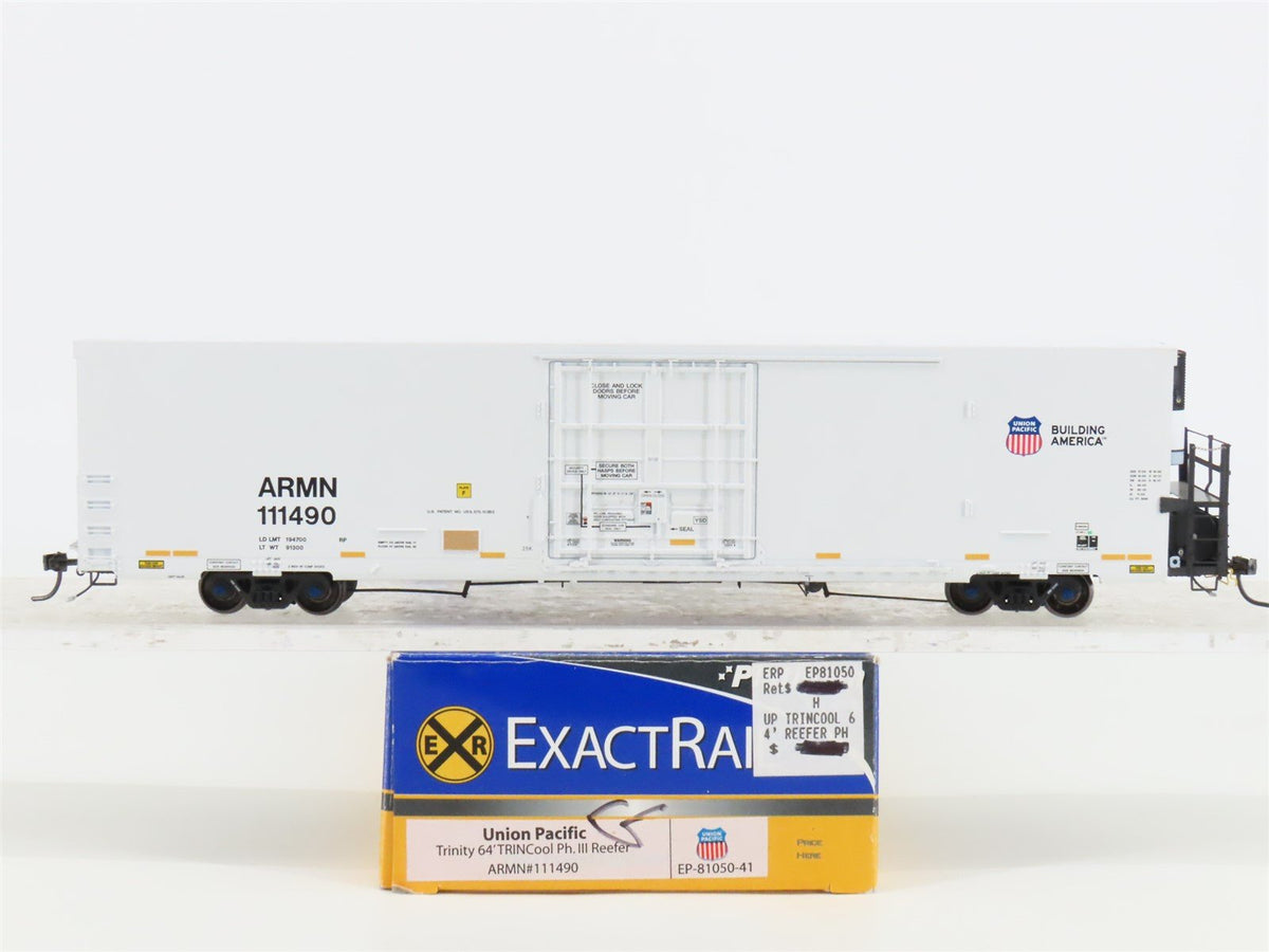 HO ExactRail Platinum EP-81050-41 UP ARMN Trinity 64&#39; TRINCool Ph. III Reefer