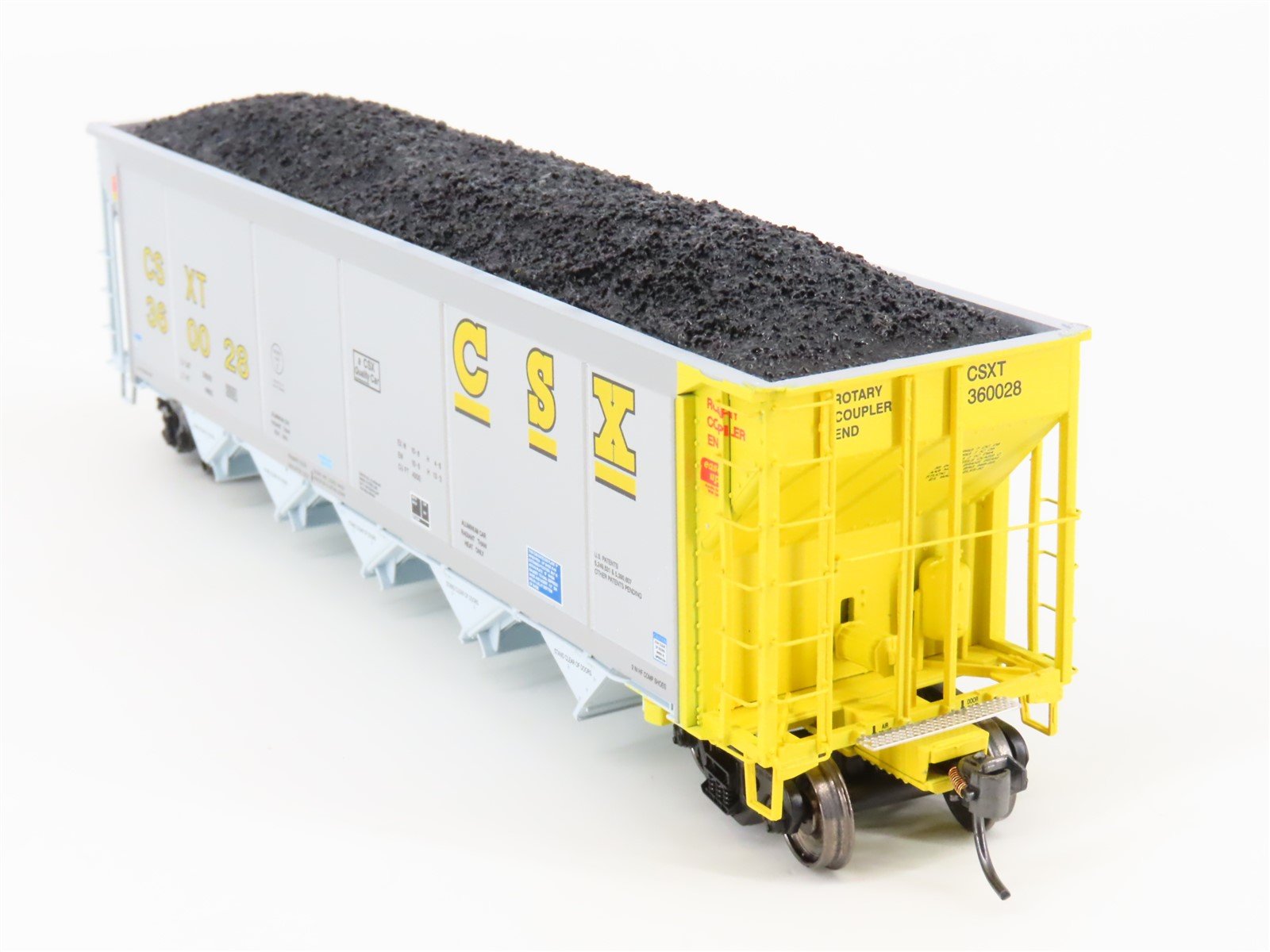 HO Scale ExactRail Evolution EE-1303-10 CSXT CSX 5-Bay Hopper $360028 w/ Load