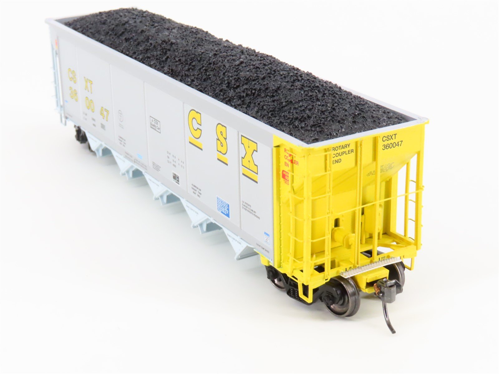 HO Scale ExactRail Evolution EE-1303-18 CSXT CSX 5-Bay Hopper #360047 w/ Load