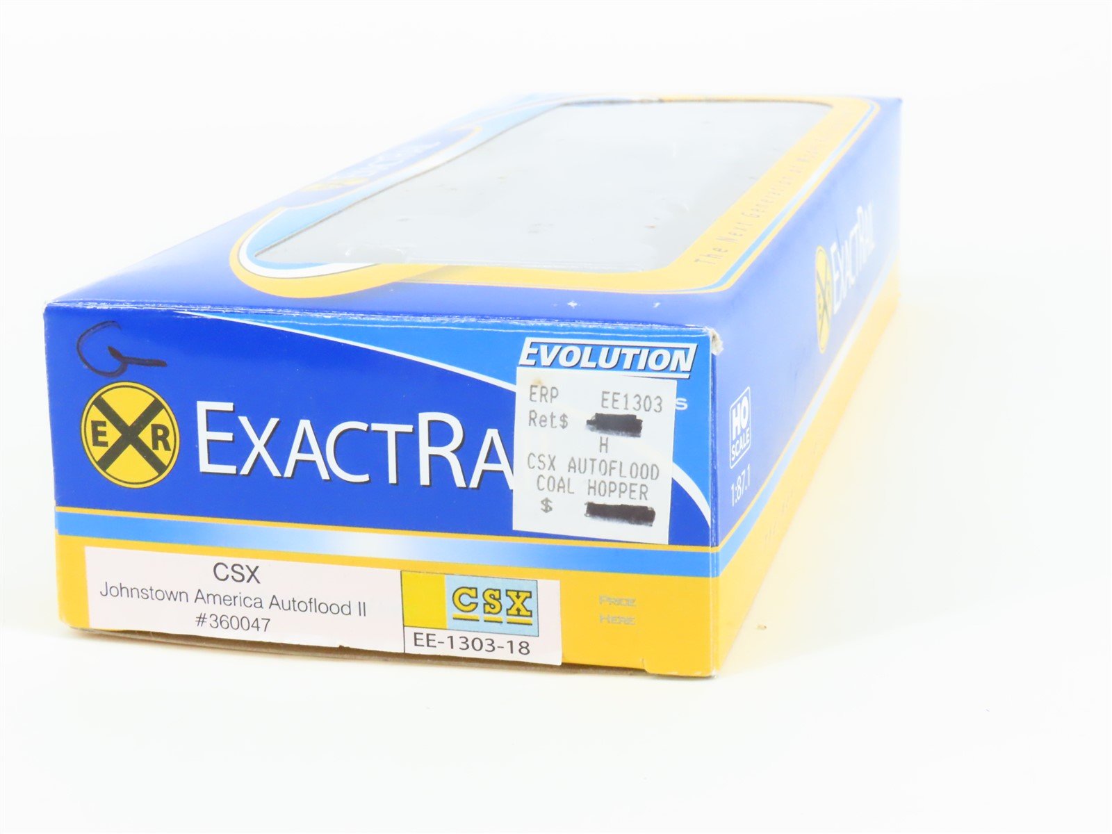HO Scale ExactRail Evolution EE-1303-18 CSXT CSX 5-Bay Hopper #360047 w/ Load