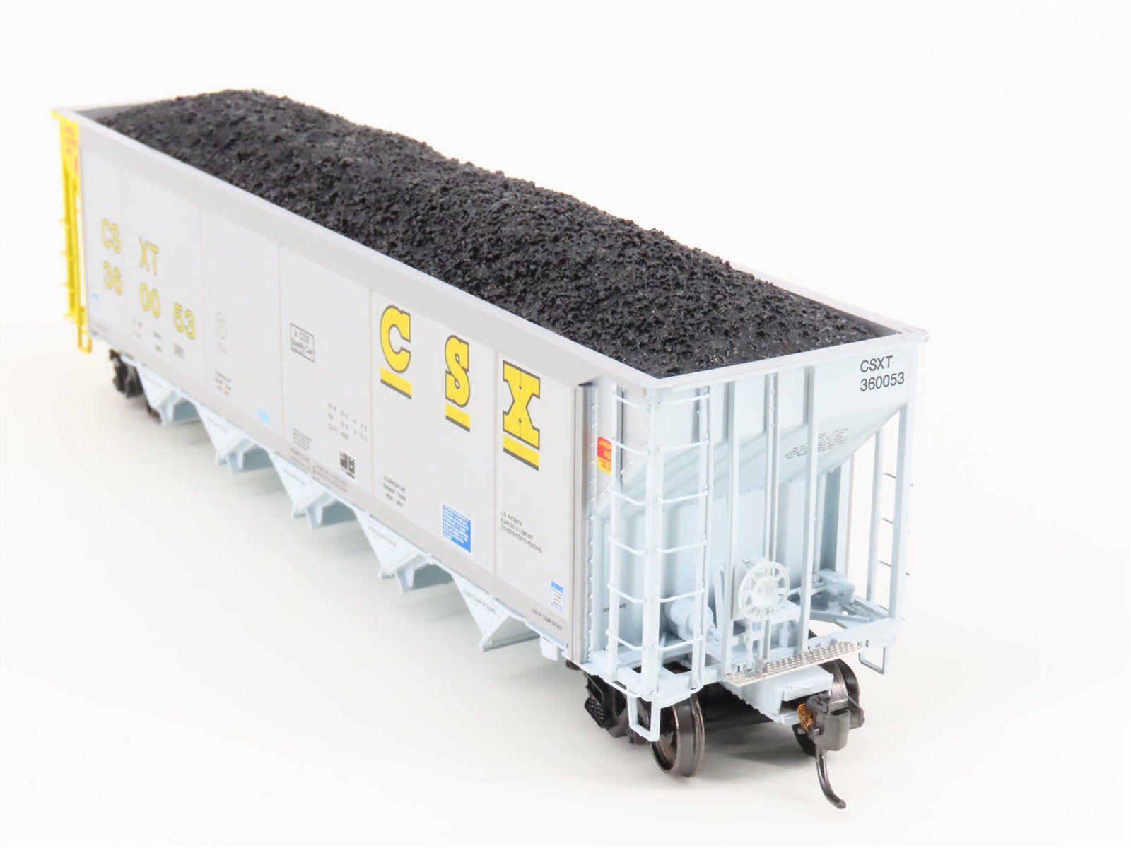 HO Scale ExactRail Evolution EE-1303-21 CSXT CSX 5-Bay Hopper #360053 w/ Load