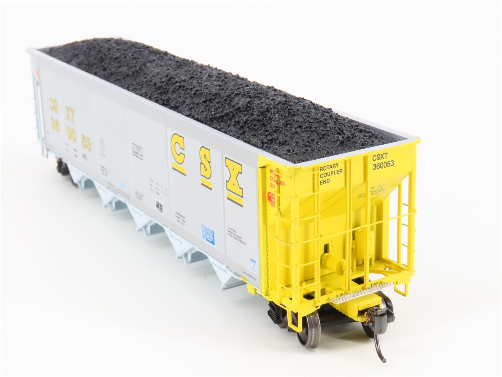 HO Scale ExactRail Evolution EE-1303-21 CSXT CSX 5-Bay Hopper #360053 w/ Load
