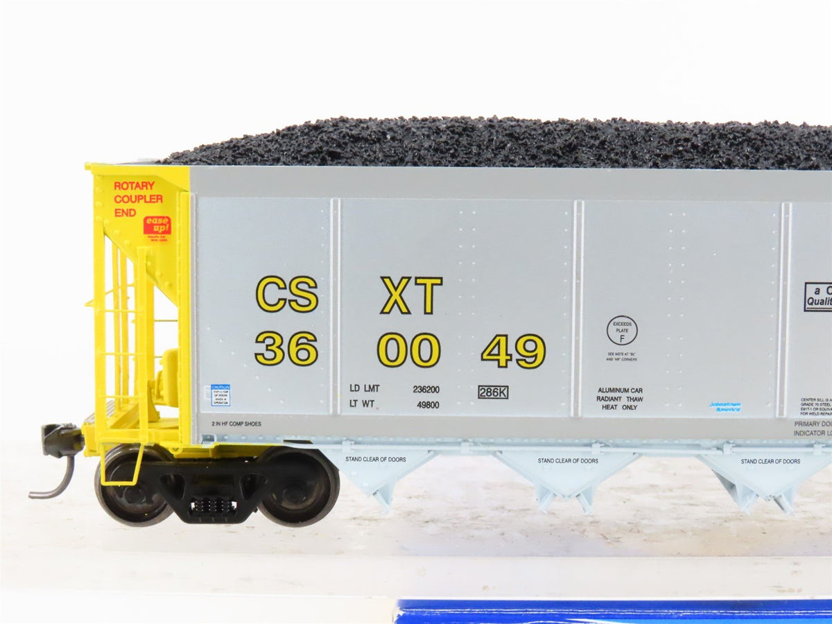 HO Scale ExactRail Evolution EE-1303-19 CSXT CSX 5-Bay Hopper #360049 w/ Load