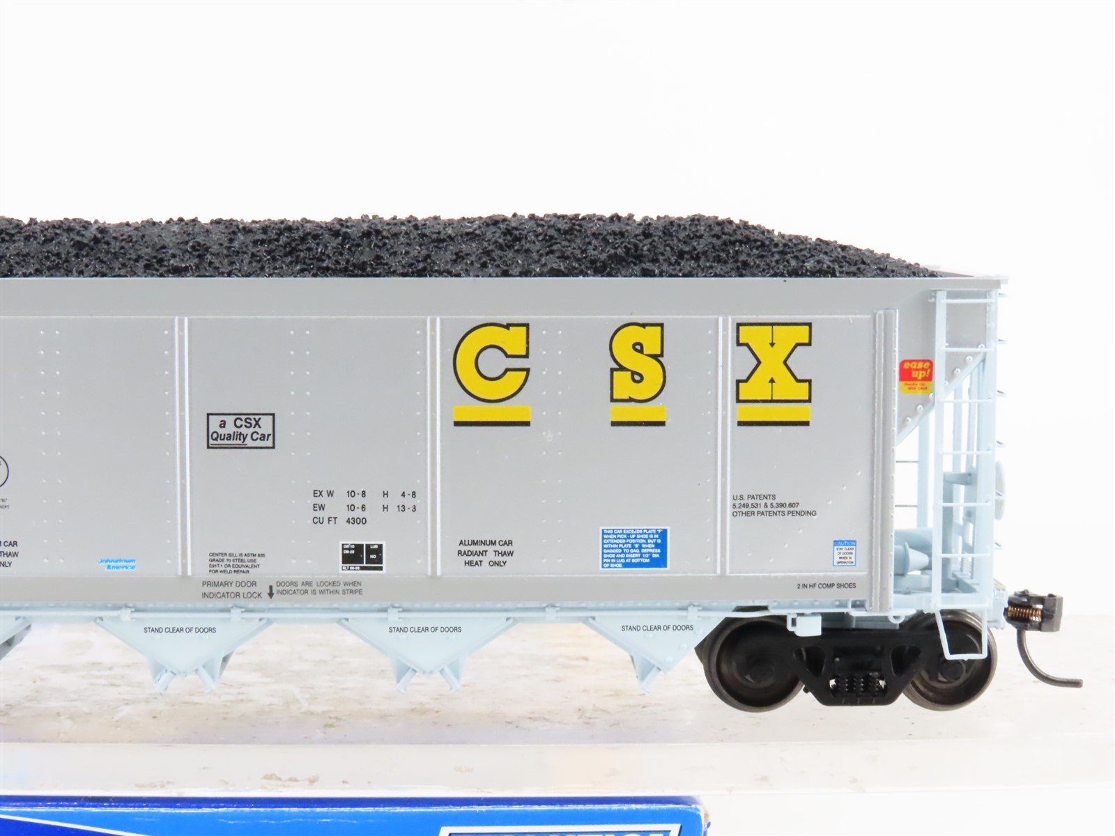 HO Scale ExactRail Evolution EE-1303-11 CSXT CSX 5-Bay Hopper #360030 w/ Load