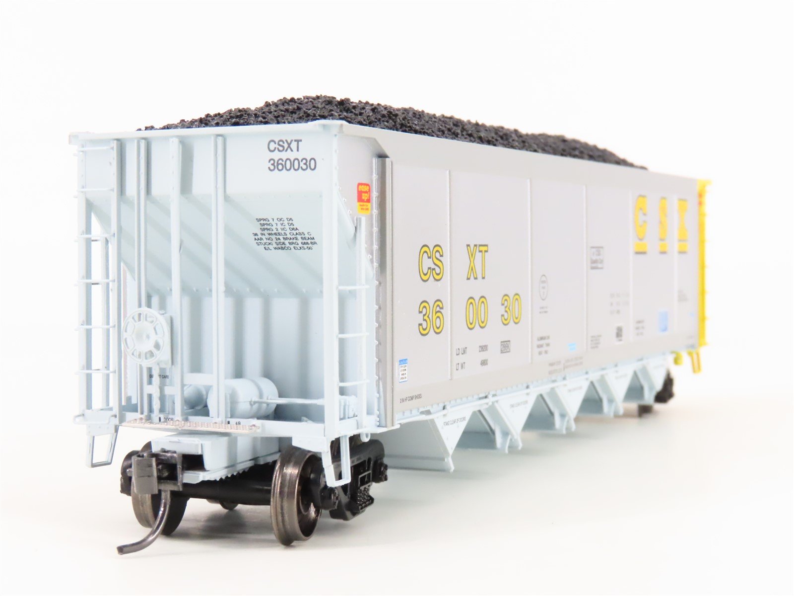 HO Scale ExactRail Evolution EE-1303-11 CSXT CSX 5-Bay Hopper #360030 w/ Load