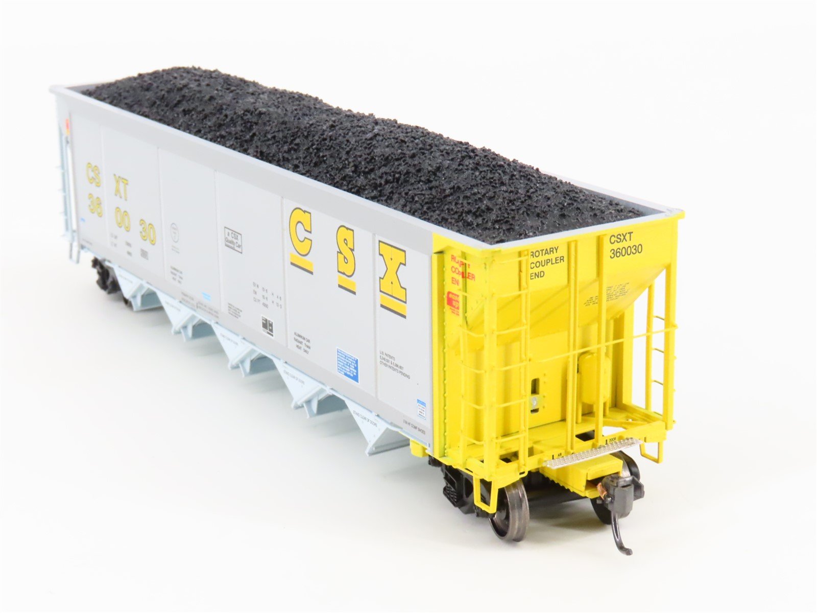 HO Scale ExactRail Evolution EE-1303-11 CSXT CSX 5-Bay Hopper #360030 w/ Load