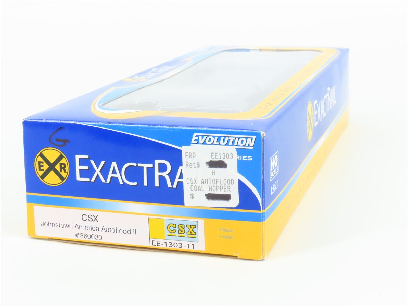 HO Scale ExactRail Evolution EE-1303-11 CSXT CSX 5-Bay Hopper #360030 w/ Load