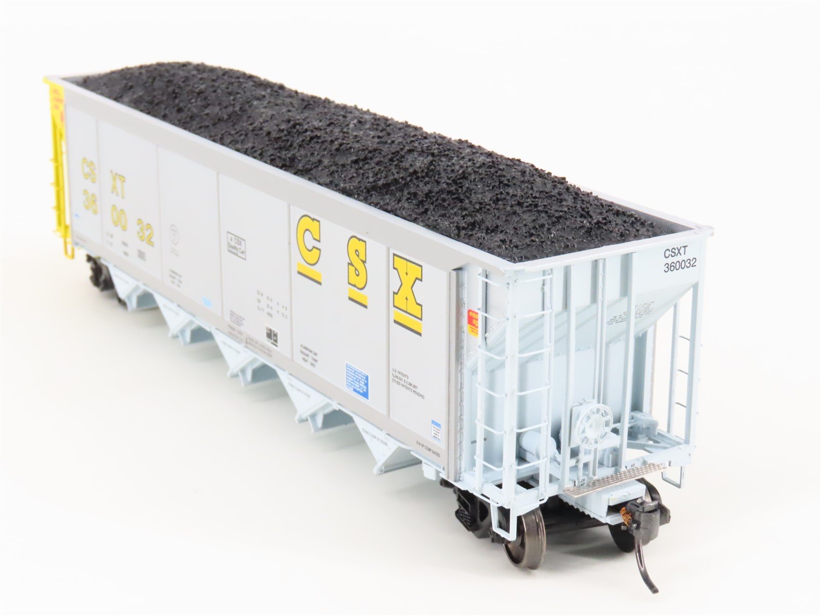 HO Scale ExactRail Evolution EE-1303-12 CSXT CSX 5-Bay Hopper #360032 w/ Load