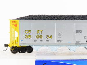 HO Scale ExactRail Evolution EE-1303-13 CSXT CSX 5-Bay Hopper #360034 w/ Load