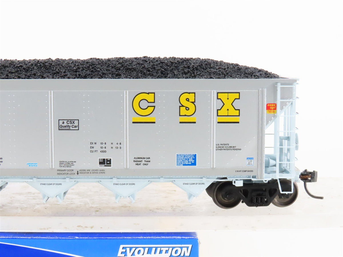 HO Scale ExactRail Evolution EE-1303-13 CSXT CSX 5-Bay Hopper #360034 w/ Load