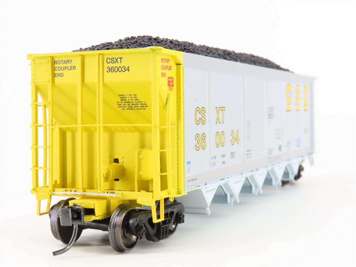 HO Scale ExactRail Evolution EE-1303-13 CSXT CSX 5-Bay Hopper #360034 w/ Load
