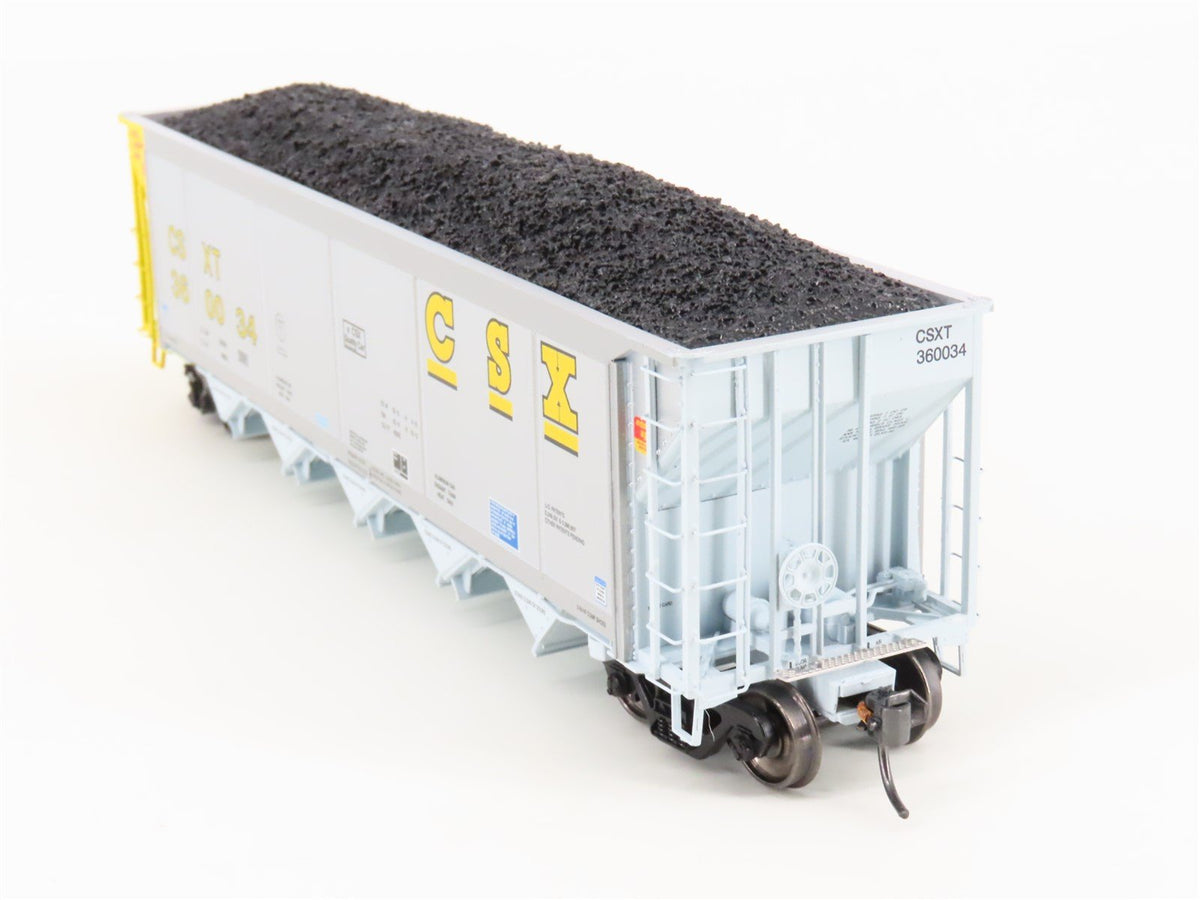HO Scale ExactRail Evolution EE-1303-13 CSXT CSX 5-Bay Hopper #360034 w/ Load