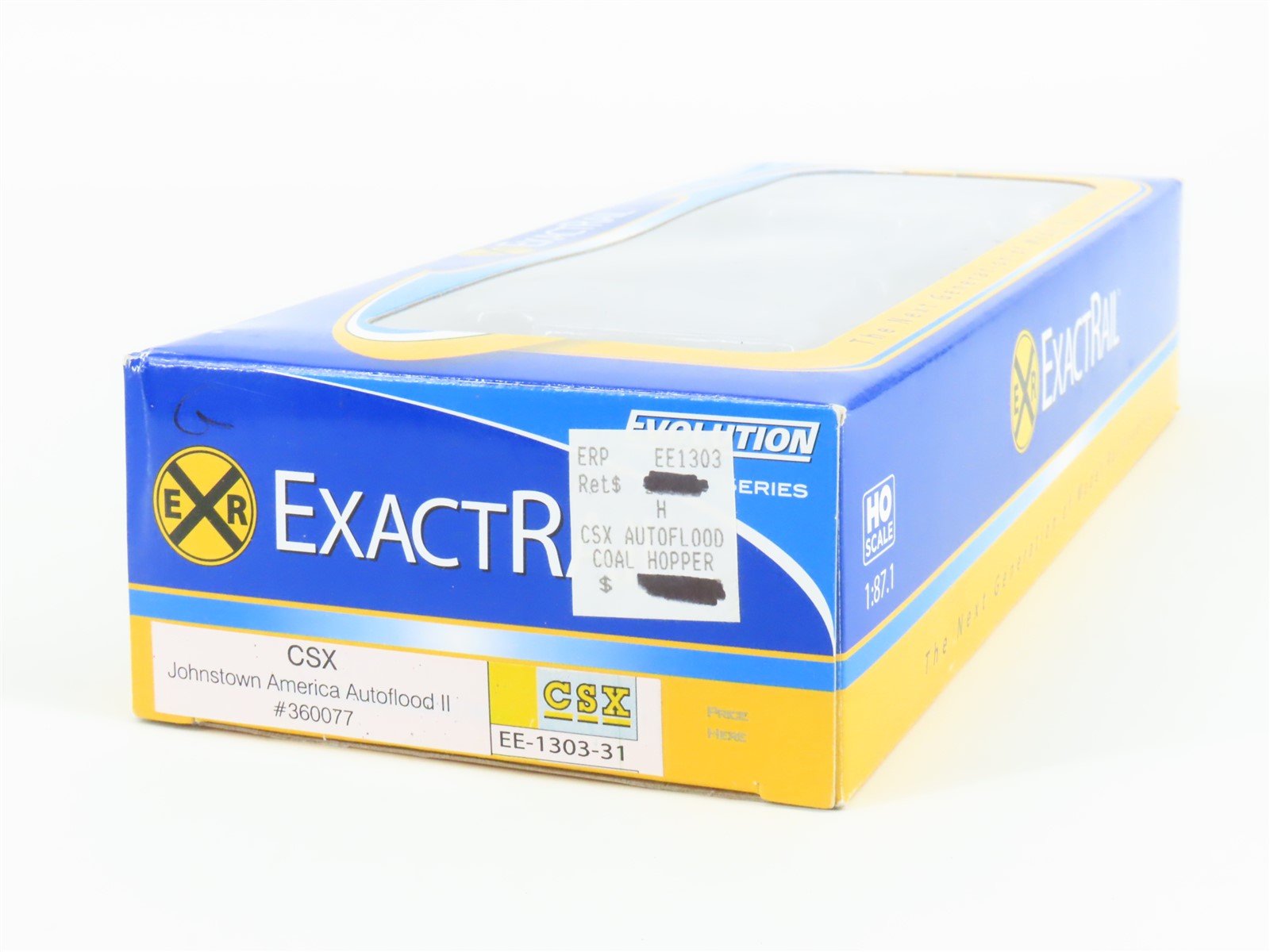 HO Scale ExactRail Evolution EE-1303-31 CSXT CSX 5-Bay Hopper #360077 w/ Load