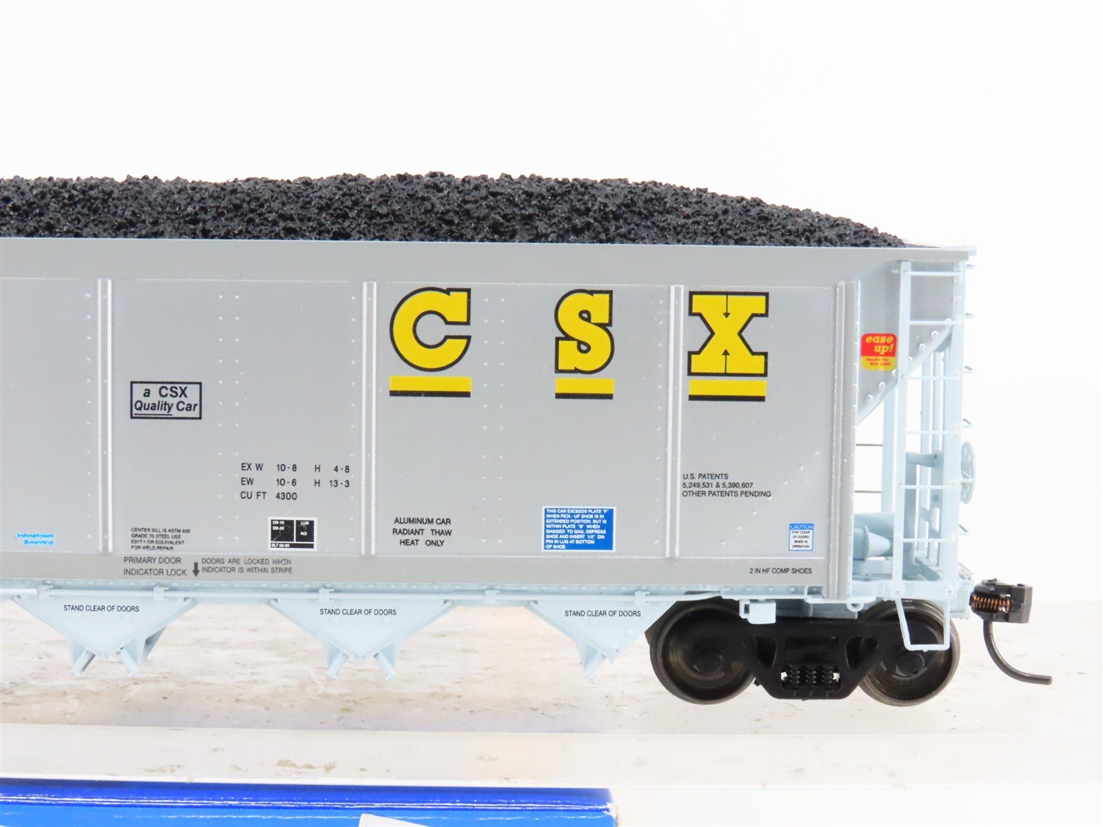 HO Scale ExactRail Evolution EE-1303-32 CSXT CSX 5-Bay Hopper #360079 w/ Load