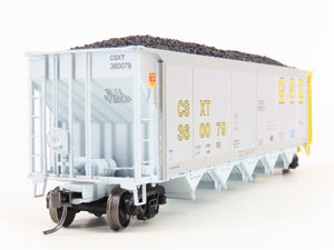 HO Scale ExactRail Evolution EE-1303-32 CSXT CSX 5-Bay Hopper #360079 w/ Load