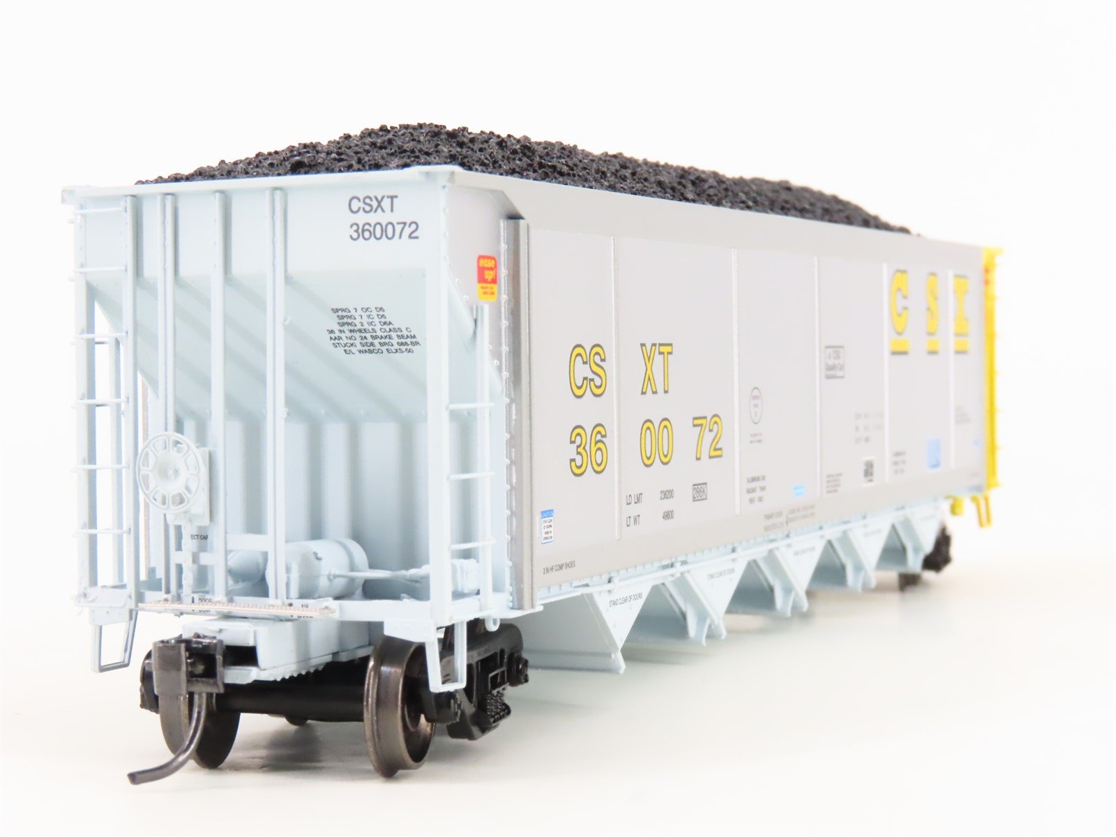 HO Scale ExactRail Evolution EE-1303-27 CSXT CSX 5-Bay Hopper #360072 w/ Load