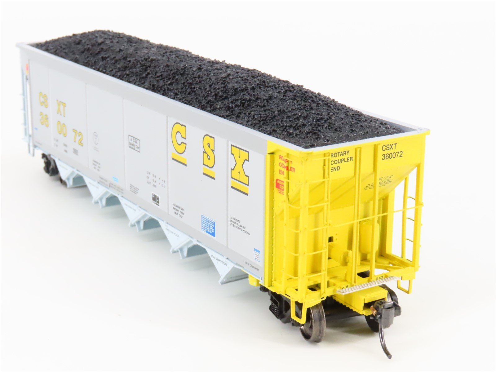 HO Scale ExactRail Evolution EE-1303-27 CSXT CSX 5-Bay Hopper #360072 w/ Load