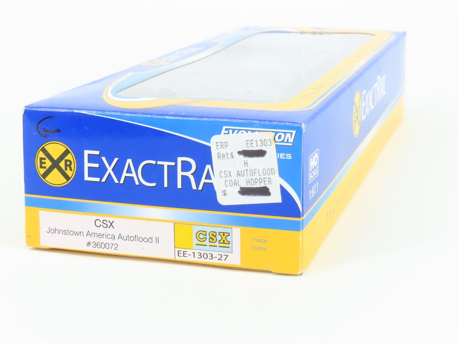 HO Scale ExactRail Evolution EE-1303-27 CSXT CSX 5-Bay Hopper #360072 w/ Load