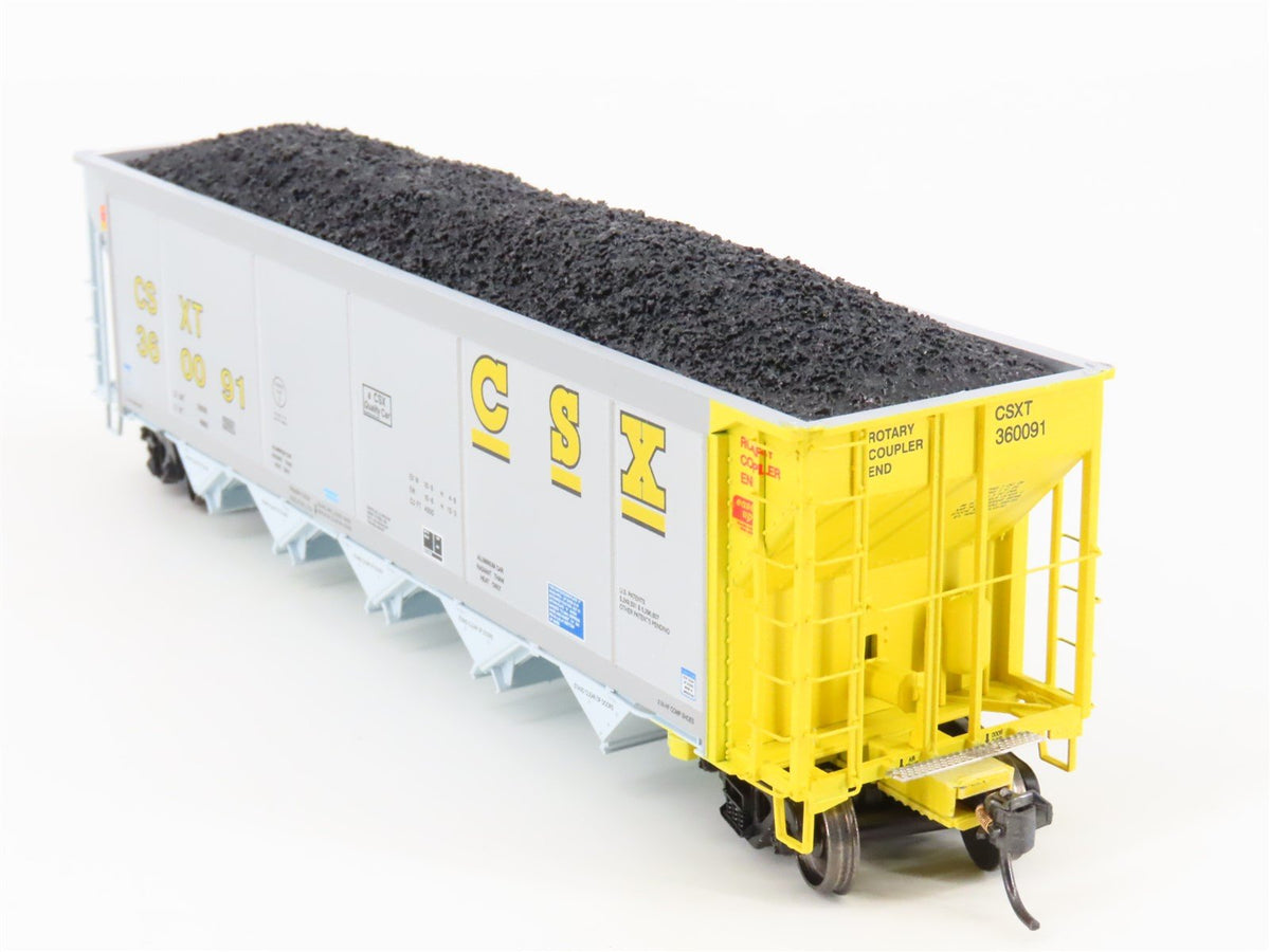 HO Scale ExactRail Evolution EE-1303-38 CSXT CSX 5-Bay Hopper #360091 w/ Load
