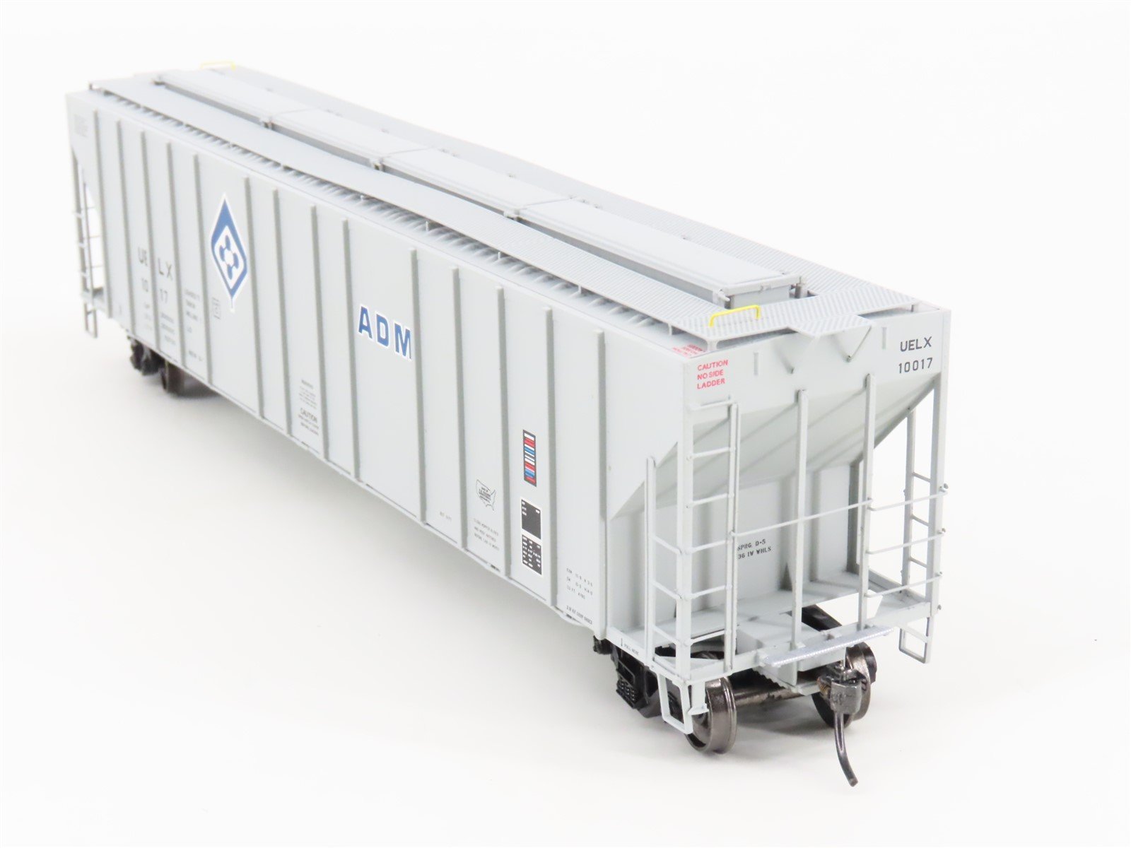 HO Scale ExactRail Evolution EE-1719-4 UELX ADM Milling Co. 3-Bay Hopper #10017