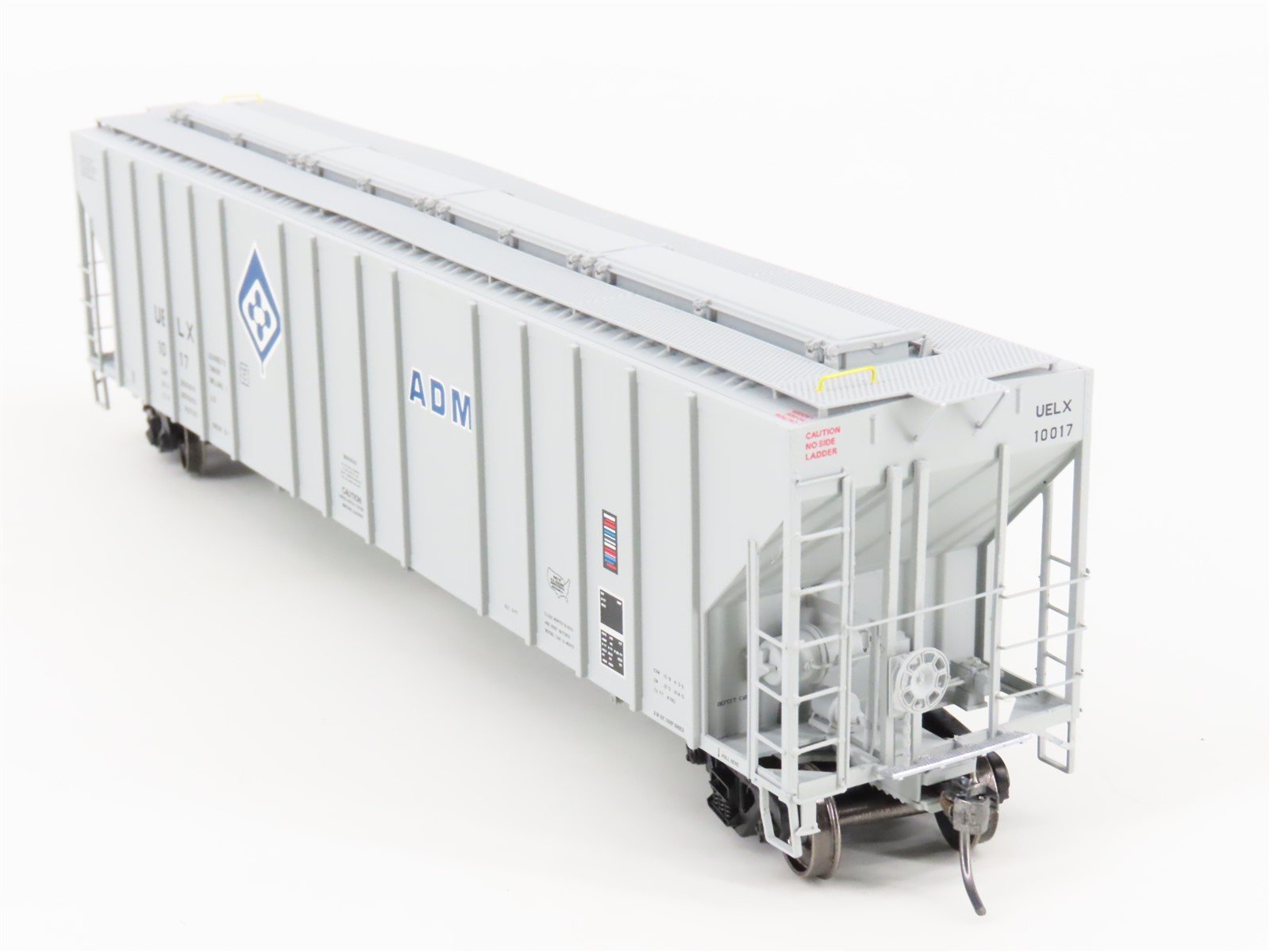 HO Scale ExactRail Evolution EE-1719-4 UELX ADM Milling Co. 3-Bay Hopper #10017