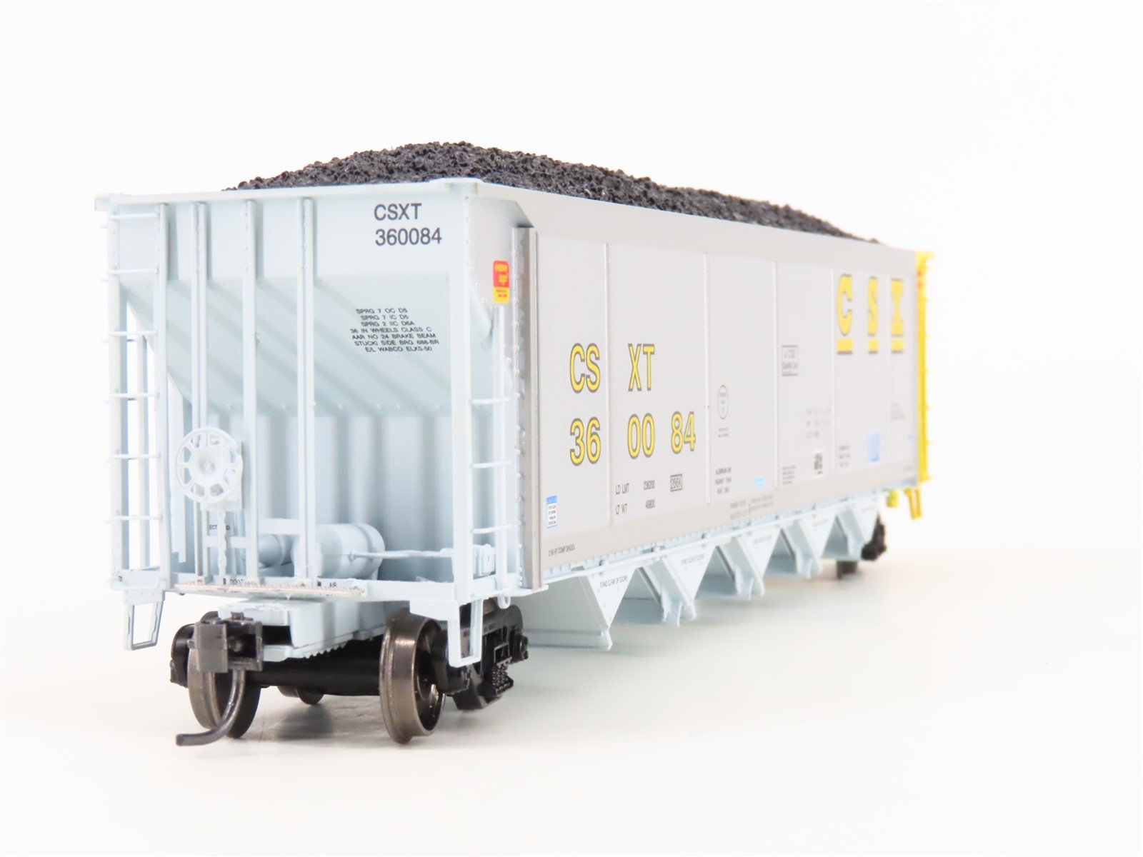 HO Scale ExactRail Evolution EE-1303-35 CSXT CSX 5-Bay Hopper #360084 w/ Load