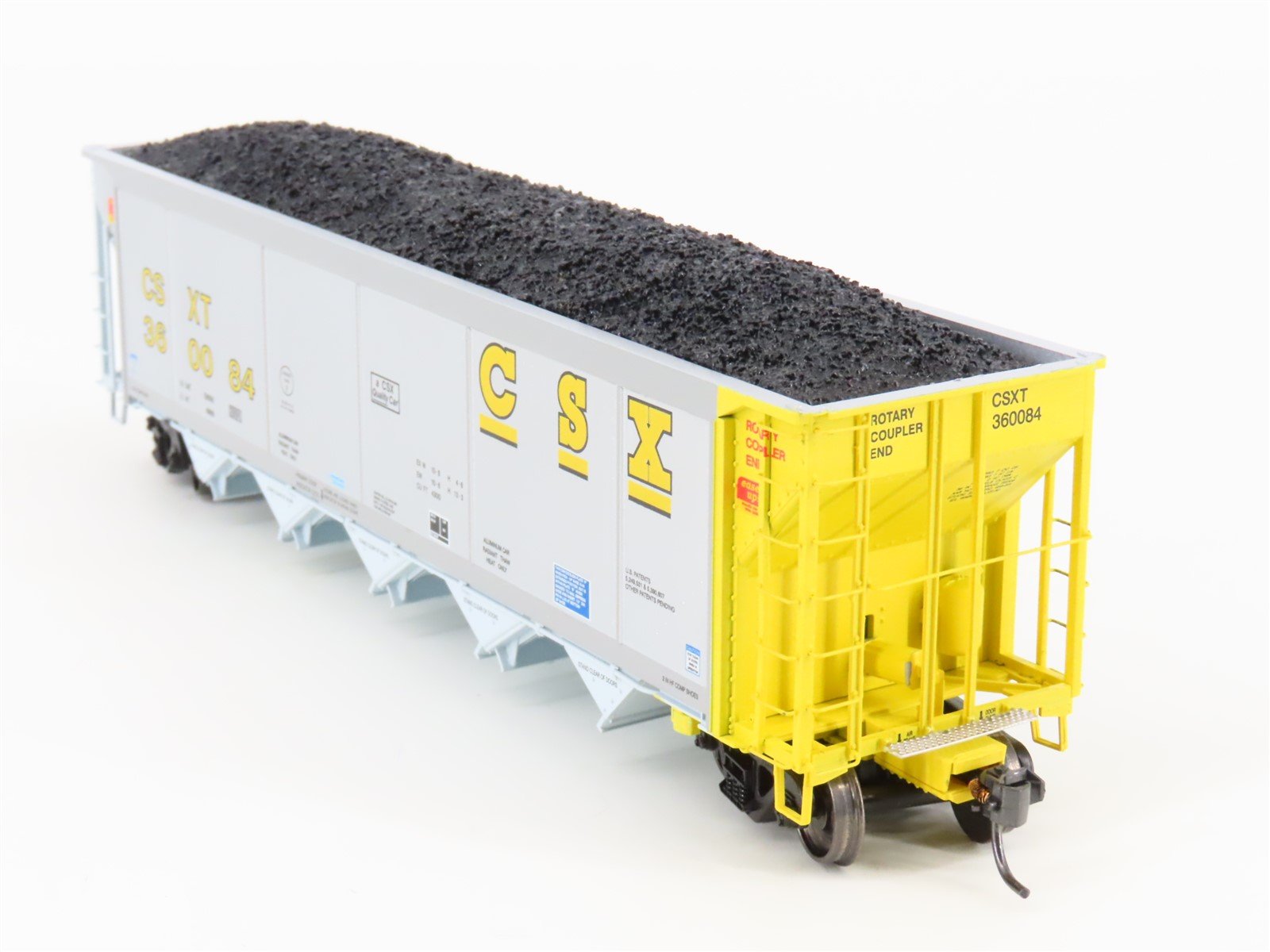 HO Scale ExactRail Evolution EE-1303-35 CSXT CSX 5-Bay Hopper #360084 w/ Load