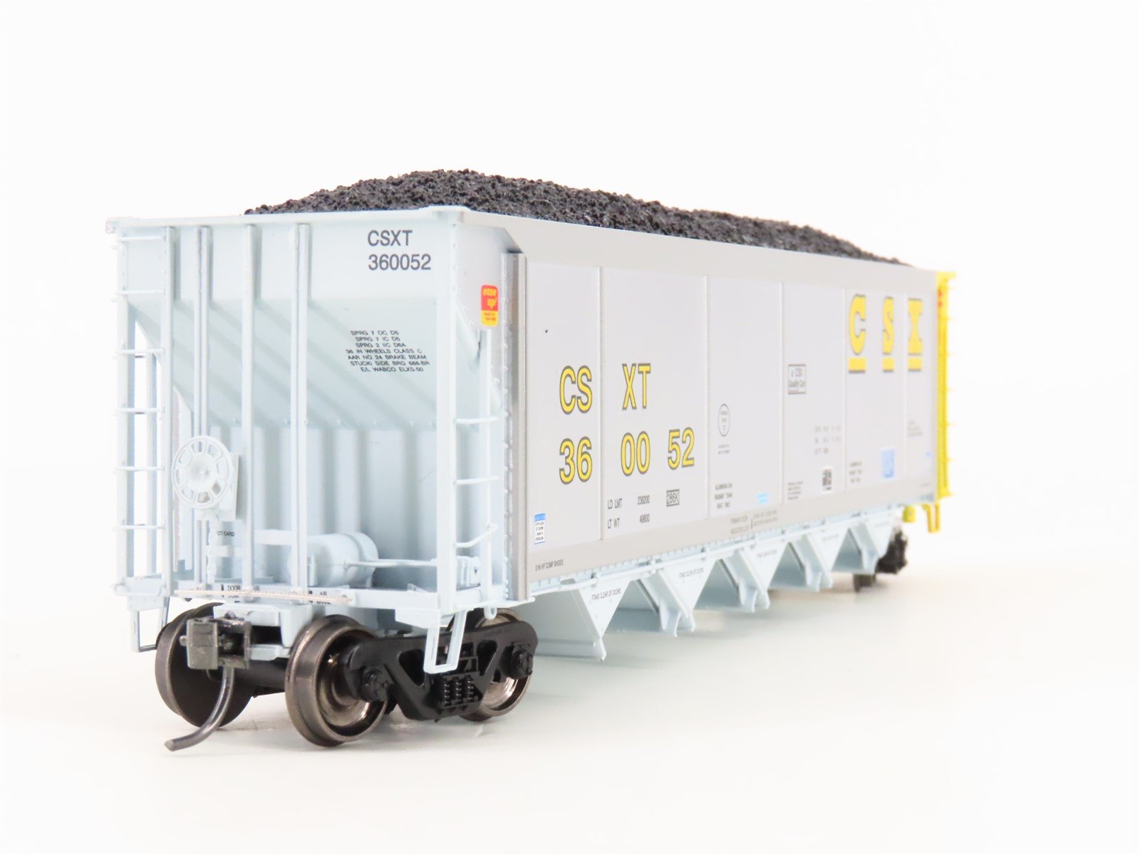 HO Scale ExactRail Evolution EE-1303-20 CSXT CSX 5-Bay Hopper #360052 w/ Load