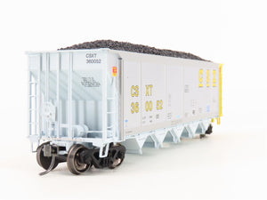 HO Scale ExactRail Evolution EE-1303-20 CSXT CSX 5-Bay Hopper #360052 w/ Load