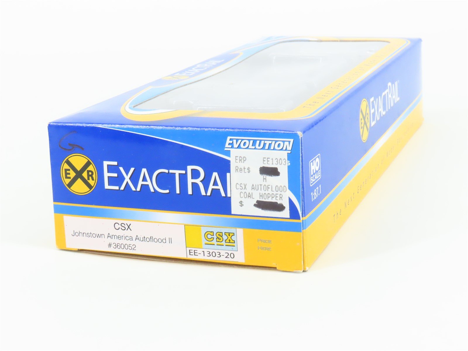 HO Scale ExactRail Evolution EE-1303-20 CSXT CSX 5-Bay Hopper #360052 w/ Load